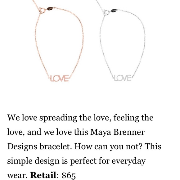 Maya Brenner LOVE Bracelet - Picture 3 of 7